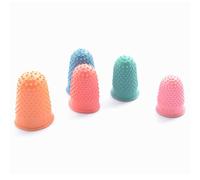 WRITWAA 30pcs Rubber Finger Gloves Protective Finger Cover Non-slip Silicone Sleeves Easy to Take and Store Heat Resistant for Office Counting and Note Turning