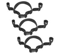 WRITWAA 3pcs Adjustable High Chair Straps 38mm Wide Black Waist Belts for High Chair Seat Safety and Travel Use