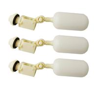 WRITWAA 3pcs Automatic Livestock Waterer Bowl Accessories Plastic Float Valve Adjustable Arm Water Level Control for Pig Sheep Goat Cattle Farm Animal Drinking System