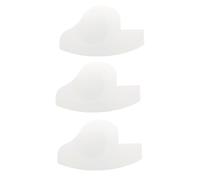 WRITWAA 3pcs Beard Drawing Board Hairline Enhancing Card Barber Accessory White Hairline Design Template for Men’s Beard Shaping