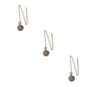 WRITWAA 3pcs Classic Dad's Pocket Watch Chain Men's Vintage Decorative Watch for Fathers Day Present