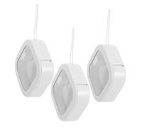 WRITWAA 3pcs Cosmetic Storage Box for Travel Portable Hair Accessory Holder Press Type Bobby Pin Dispenser Box Case for Makeup Organization and Jewelry Storage Go