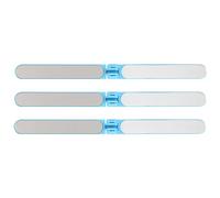 WRITWAA 3pcs Double-Sided Mini Nail File for Women Portable Nail File Set Professional Compact Stylish