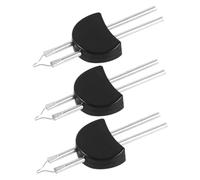 WRITWAA 3pcs Fine Tip Welding Pen Heads Thread Burner Replacement Tips for Wax Melting Compact Portable Design for Precise Bead Weaving Stringing and Wax Repair Craft Projects