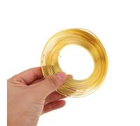 WRITWAA 3pcs Flat Aluminum Wire Flexible Bendable Metal Cord for Jewelry Making Floral Craft Sculpting Bonsai Wreaths DIY Strip