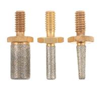 WRITWAA 3pcs Grinding Wheel for Stained Glass and Ceramic Polishing Spiral Water Feed Abrasive Wheel Compatible with Grinding Machines and Precise Tool for Crafting and Glasswork