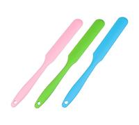 WRITWAA 3pcs Hair Removal Wax Stick Spatulas Reusable Silicone Applicator Easy to Use for Body Face