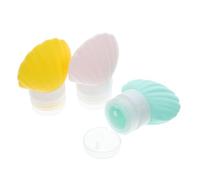 WRITWAA 3pcs Leak Proof Silicone Travel Bottles 40ml Small Refillable Containers for Shampoo and Toiletries with Compact Design for Business and Personal Travel