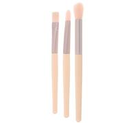 WRITWAA 3Pcs Makeup Brush Set for Women Soft Bristle Blush Brush in Light Pink Face Makeup Tools for Everyday Cosmetic Application