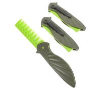 WRITWAA 3Pcs Men’S 3-In-1 Folding Pocket Comb Set Wide Tooth Beard Comb for Hair Mustache Styling and Grooming - Portable Green Travel for Daily Use and Short Hair Maintenance