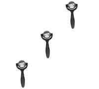 WRITWAA 3pcs Metal Facial Roller Eye Roller Face Massager Tool Face Guasha Massage Tool for Skincare Routine