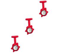 WRITWAA 3pcs Nursing Watch Medical Hanging Watch Women Nurse Essential Silicone Case for Stylish