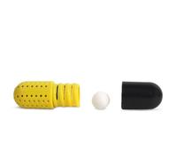 WRITWAA 3pcs Odor Deodorizer Capsule for Sports Shoes and Sneakers with Breathable Hollow Design and Abs Material, Effective Sweat Drying Agent Suitable for Shoe Cabinet and Suitcase