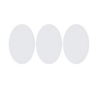 WRITWAA 3pcs Oval Cotton Canvas Boards for Painting, Mixed Linen Panels with Strong Oil Absorption and Vibrant Hues, for Artists Studios and Multiple Creative Projects, 11.8 X 7.9 Inches