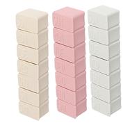 WRITWAA 3Pcs Portable Weekly Storage Case Lightweight Medicine Organizer for Travel Multi Functional Pill Box and Jewelry Storage