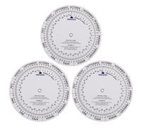 WRITWAA 3pcs Pregnancy Calculator Wheel: Pregnant Due Date Calculator - Gestation Estimator Wheel - Maternity Due Date Chart - Pregnancy Weeks Weeks for Doctor