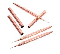 WRITWAA 3pcs Pull Line Brush for Nail Art Nail Art Liner Pen for Manicure Gold