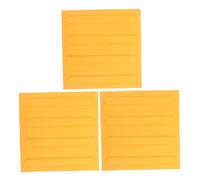 WRITWAA 3pcs PVC Tactile Floor Tiles Nonslip Blind Brick Pavement for Sidewalks Pathways with Raised Guidance Patterns Easy Install