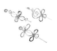WRITWAA 3pcs Retro Alloy Viking Hairpin for Updo Styling Intricate Hollow Design Ancient Style Hairpin Traditional Chinese Jewelry Hair Accessories for Bridal Chignon and Daily Use