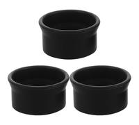 WRITWAA 3pcs Rubber Binocular Eye Cup Covers for Telescope and Microscope Eyepieces, Easy Installation with Optimized Clarity, Black Eye Guards for Outdoor Adventures and Astronomy