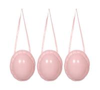 WRITWAA 3pcs Santa Claus Cosplay Prop Big Belly Inflatable | PVC Pink Inflatable Design, Neck Straps, Realistic Body Shaping for Theater Performers and Party Hosts