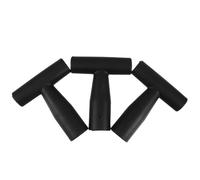 WRITWAA 3pcs T Shaped Shovel Handle, Fork Handle, Plastic Black Ergonomic Grip for Digging Tools and Raking Tools, Gardening and DIY Shovel Repair Projects