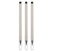 WRITWAA 3pcs Writing Brush Calligraphy Pen Brush for Drawing Plastic Material White Colour Refillable Soft Tip Suitable for Watercolor Painting Beginners Artists