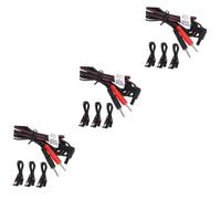 WRITWAA 3sets 4pcs Durable Lead Wire Connect Cables for Massage Machine Pin Connectors High Grade Compatible with Therapeutic Devices Reliable Easy to Install 4pcs*3