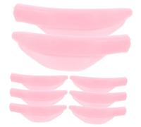 WRITWAA 4 Pairs Silicone Lash Perm Pads Eyelash Lift Tools Cute Design for Safe Cold Perm Fits Eye Shapes Curling Effect for Stunning Lashes