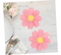 WRITWAA 40 Sheets Retro Daisy Paper Napkins for Weddings Birthdays and Holiday Parties Floral Guest Napkins with Charming Vintage Style Spring Bridal Shower Party Accessories of Light Pink
