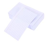 WRITWAA 400pcs Ruled Study Index Cards 4.9x3 Inch Smooth Writing Paper Flashcards with Horizontal Lines for Office Supplies and Speech Preparation, Portable and Classic Design