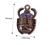 WRITWAA 40pcs Egyptian Scarab Beetle Charms Bulk for DIY Jewelry Making Antique Style Beetle Pendants Mixed Colors for Bracelets Necklaces Keychains Handmade Craft Accessories