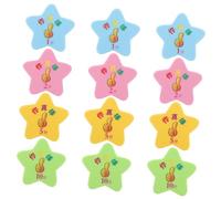 WRITWAA 40pcs Star Shape Reward Tokens Plastic Classroom Behavior Management for School Kindergarten Positive Achievement Incentive Rewards Token