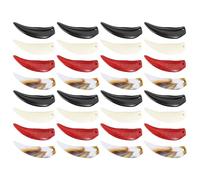 WRITWAA 40pcs Tooth Shape Charms Acrylic Pendants for DIY Jewelry Making, Versatile Animal Teeth Accessories with Irritation-free Daily Wear, for Outdoor Adventures and Gatherings