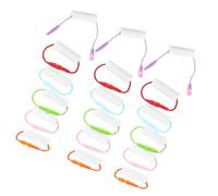 WRITWAA 40pcs Writable Daycare Name Tags with Hanging Loops for Bottles Shoes Backpacks Portable Washable School Labels for Easy Item Identification and Quick Recognition