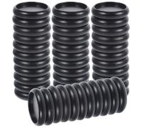 WRITWAA 44Pcs Discbound Expansion Discs Plastic 24Mm Black Binding Rings for Loose Leaf Notebook Planner Document Organisation