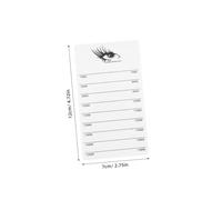 WRITWAA 4pcs Acrylic Eyelash Display Boards with Camellia Design Handheld Lash Extension Pallets for Beauty Salons and Home Use Secure Stand Easy to Clean Grafting Storage Holder