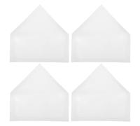 WRITWAA 4pcs Baseball & Softball Home Plate - White Triangle Homeplate Mat for Pitching & Hitting Practice - Heavy Duty Throw Down Base for Players, Beginners
