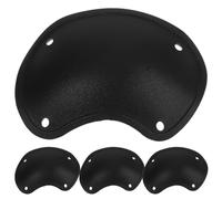 WRITWAA 4pcs Black Abs Corner Guards for Suitcase Corner Protectors Plastic Reinforcers with Sl esign Versatile Use Prevents Wear and Tear on Bags and Doors