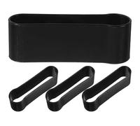 WRITWAA 4pcs Black Plastic Crutch Handle Grips with User-Friendly Design and Secure Fit to Prevent Coming Loose, Suitable for Elderly Users and Seniors Using Forearm Crutch Or Walking