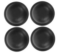 WRITWAA 4pcs Black Plastic Suitcase Feet Studs and Hexagon Shapes, Sturdy Replacement DIY Accessories for Backpacks and Bags Providing Added Safety and Repair Function