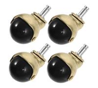 WRITWAA 4pcs Chair Casters Replacement Quiet Rolling Furniture Wheels for Office Chairs Barber Sofas Floor-friendly Desk Replacement Wheels Ball Casters