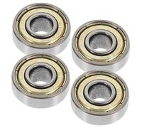 WRITWAA 4Pcs Front Wheel Bearings for Manual Wheelchairs Small Wheel Replacement Accessories Durable Bearing Hub Internal Parts for Easy Maintenance and Repair