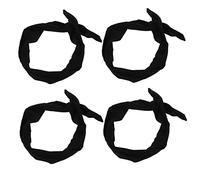 WRITWAA 4Pcs Knotted Headbands Wire Headband Polyester Iron Material Graceful Sweet Style Flexible Wire Easy to Take off Hair Accessories for Outfits and Occasions