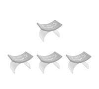 WRITWAA 4pcs Nail Arm Rest Manicure Hand Pillow, Portable Silicone U Shape Cushion Pillow White Professional Nail Rest Cushion