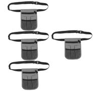 WRITWAA 4pcs Pack Waist Bag for Women Nurse Belt Pouch Nursing Student Nurse Accessories for Work Utility Pouch