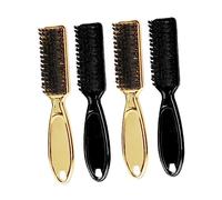 WRITWAA 4pcs Professional Hair Brush Men's Beard Brush and Hair Wide Tooth Comb for Men