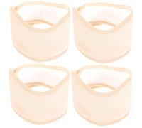 WRITWAA 4pcs Reusable Essential Oil Neck Pack Leak Castor Oil Wrap for Durable Cloth Comfortable Design for Home Use for Relaxation and Improved Sleep