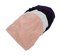WRITWAA 4pcs Satin Turban Hat for Women Hair Wrap Scarf Headscarves Chemo Hats Elastic