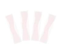 WRITWAA 4pcs Silicone Eyelash Pads Wave Design Reusable False Eyelash Holder Lash Extension Forehead Pads for Beauty Salon Home Use